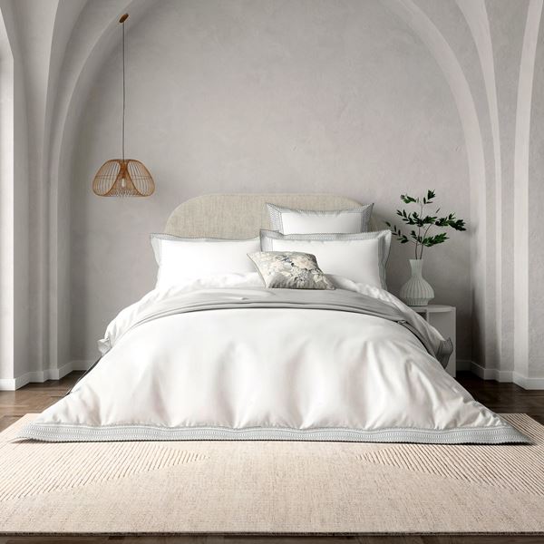 Astrid Bedding - White Silver